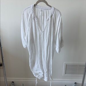Seafolly White Swim Coverup
